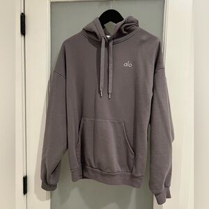 Alo Yoga Accolade Hoodie Medium Fog